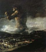 Francisco Goya The Colossus or Panic oil painting